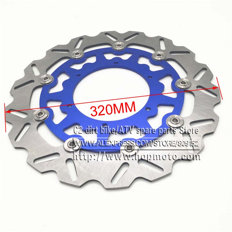 Оверсайз фронтальный ротор пла – обзор и цена Floating Brake Disc 320Mm Supermoto